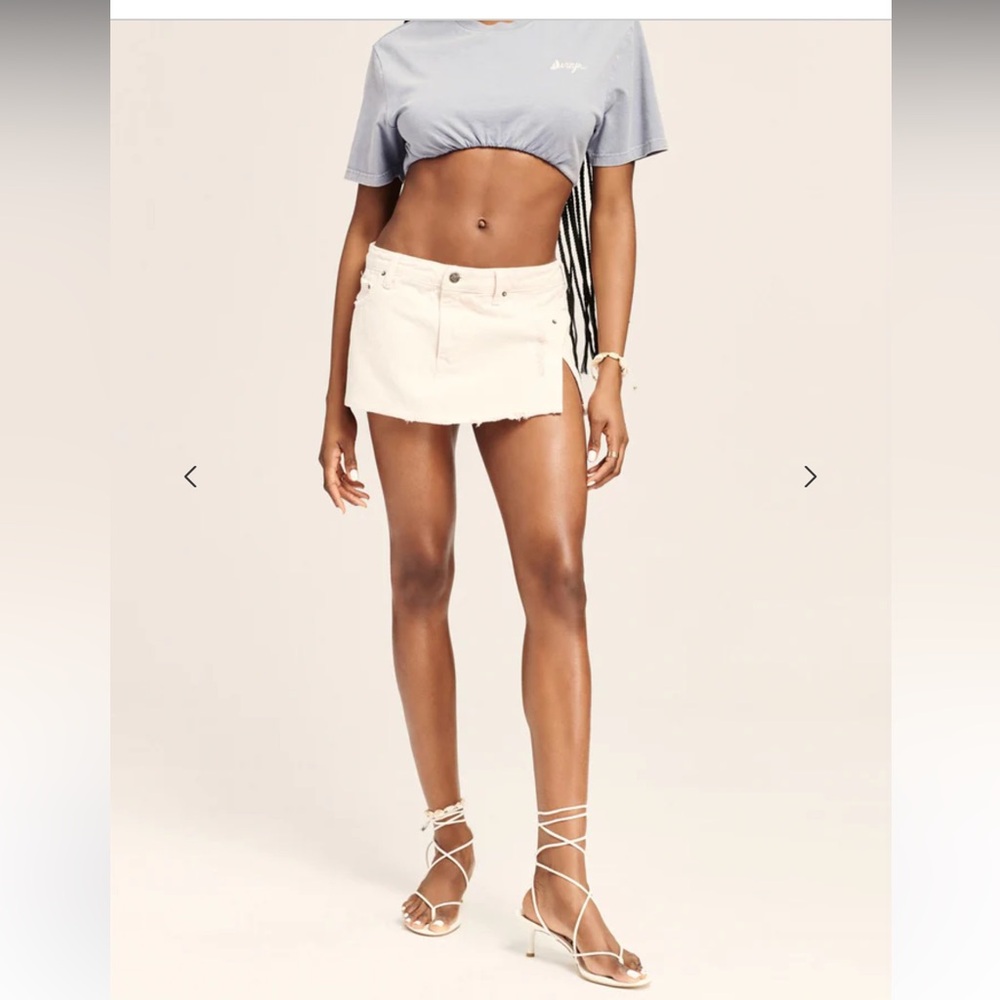 Ser.o.ya ZURI denim skirt pink